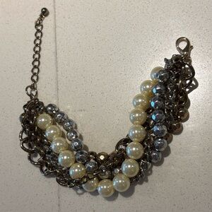 Chunky Multi 6 Strand Chain Bracelet